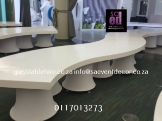 High Gloss  S-shaped Tables