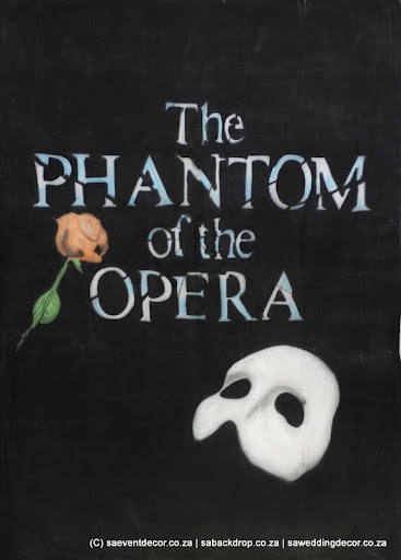 BacPha03 Phantom Of The Opera Themed backdrop Hire