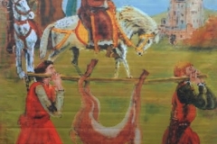 BacMed06 London King Arthur Themed backdrop Hire Medieval