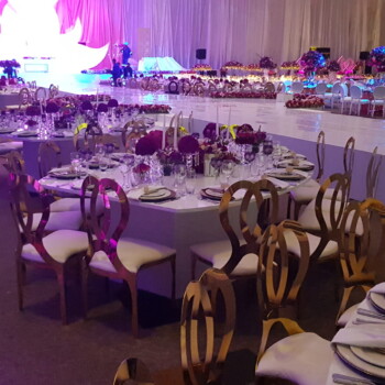 High Gloss Leaf Shaped Tables 2