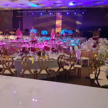 High Gloss Leaf Shaped Tables 3