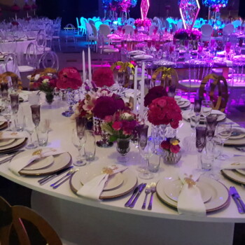 High Gloss Leaf Shaped Tables 4