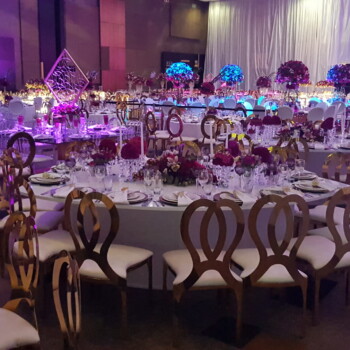 High Gloss Leaf Shaped Tables 5