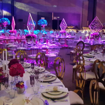 High Gloss Leaf Shaped Tables 6