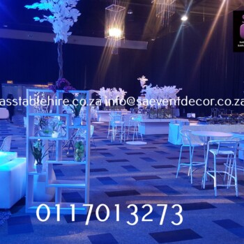 All White With Blue Accent 1