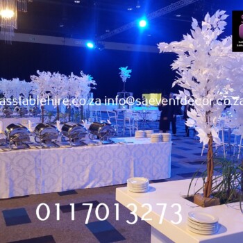 All White With Blue Accent 2