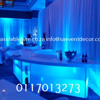 All White With Blue Accent 5
