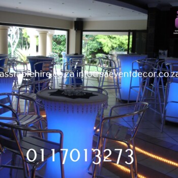 All White With Blue Accent 11