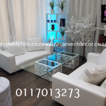 All White With Blue Accent 13