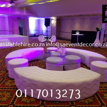 All White With Blue Accent 14