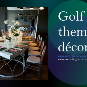 Golf Day Themed Event Décor 6