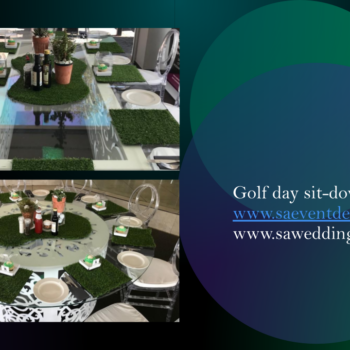 Golf Day Themed Event Décor 1
