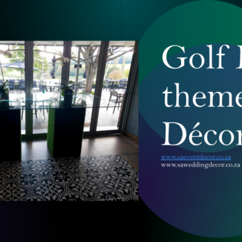 Golf Day Themed Event Décor 3