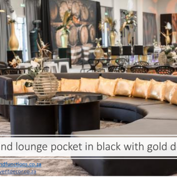 Black and Gold Themed Cocktail 4
