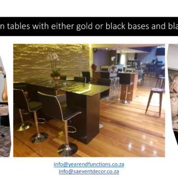 Black and Gold Themed Cocktail 6