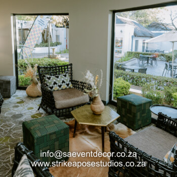 Transformation of Indaba Hotel reception and restaurant 14