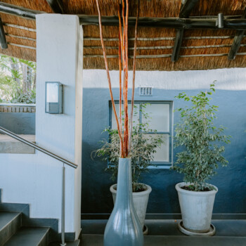 Transformation of Indaba Hotel reception and restaurant 1