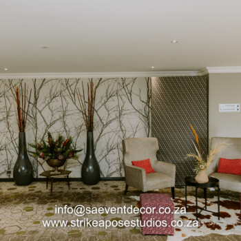 Transformation of Indaba Hotel reception and restaurant 22