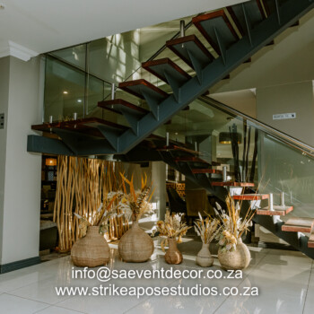Transformation of Indaba Hotel reception and restaurant 23