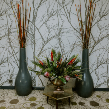 Transformation of Indaba Hotel reception and restaurant 26
