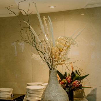 Transformation of Indaba Hotel reception and restaurant 42