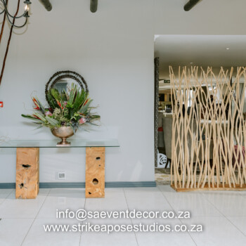 Transformation of Indaba Hotel reception and restaurant 5