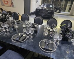 Black Silver & Crystal 4