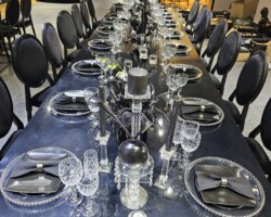 Black Silver & Crystal 5