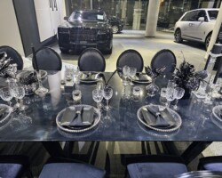 Black Silver & Crystal 6