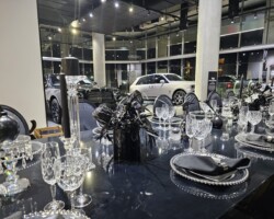 Black Silver & Crystal 8