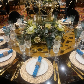 Gold CNC Designer Table 7