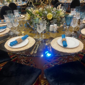 Gold CNC Designer Table 8